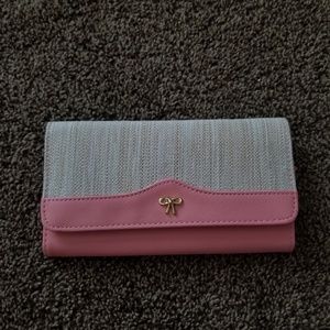 Dark pink wallet
